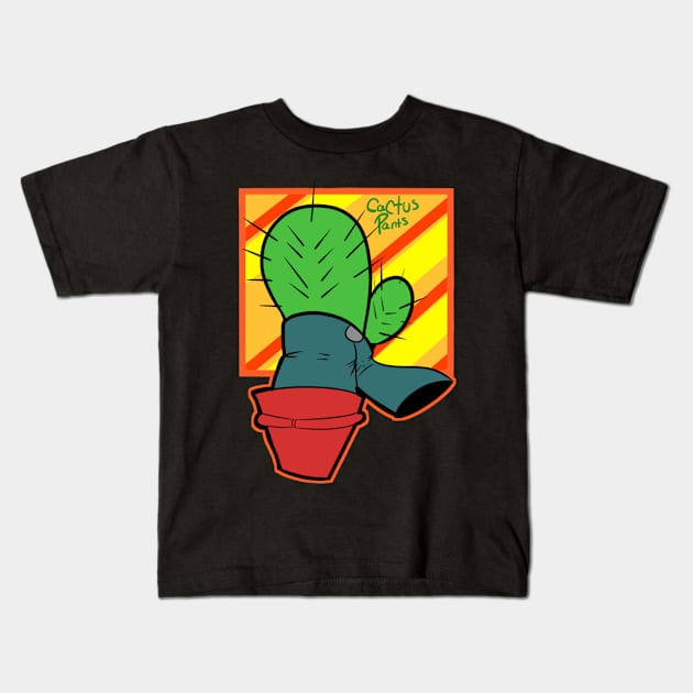 CactusPants Kids T-Shirt by DDavis4600